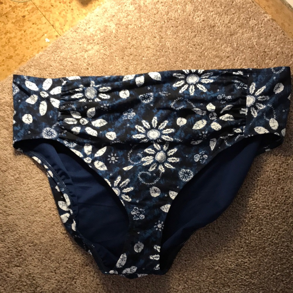 Blue/Rod Be At Tie Swim bottoms